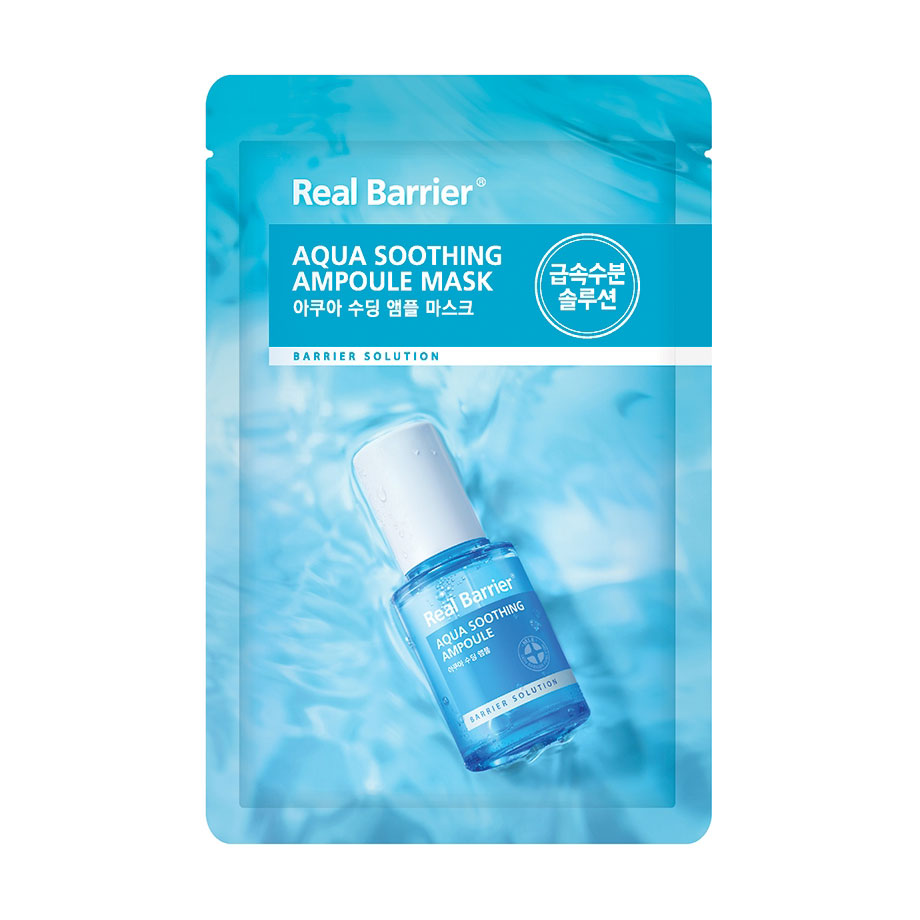 Заспокійлива тканинна маска-ампула для обличчя Real Barrier Aqua Soothing Ampoule Mask, 28 мл